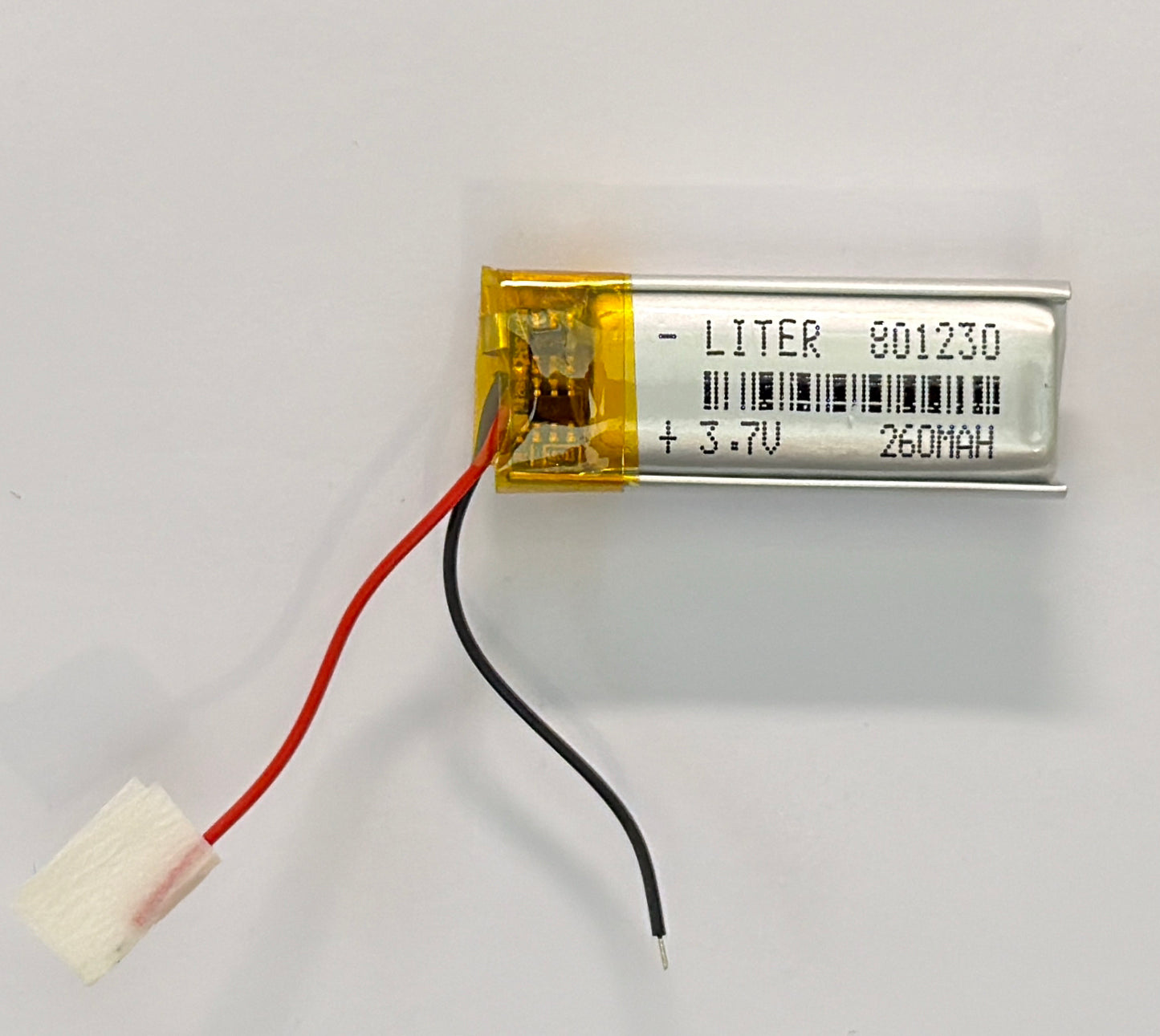 801230 Lithium-Polymer Protected Battery
